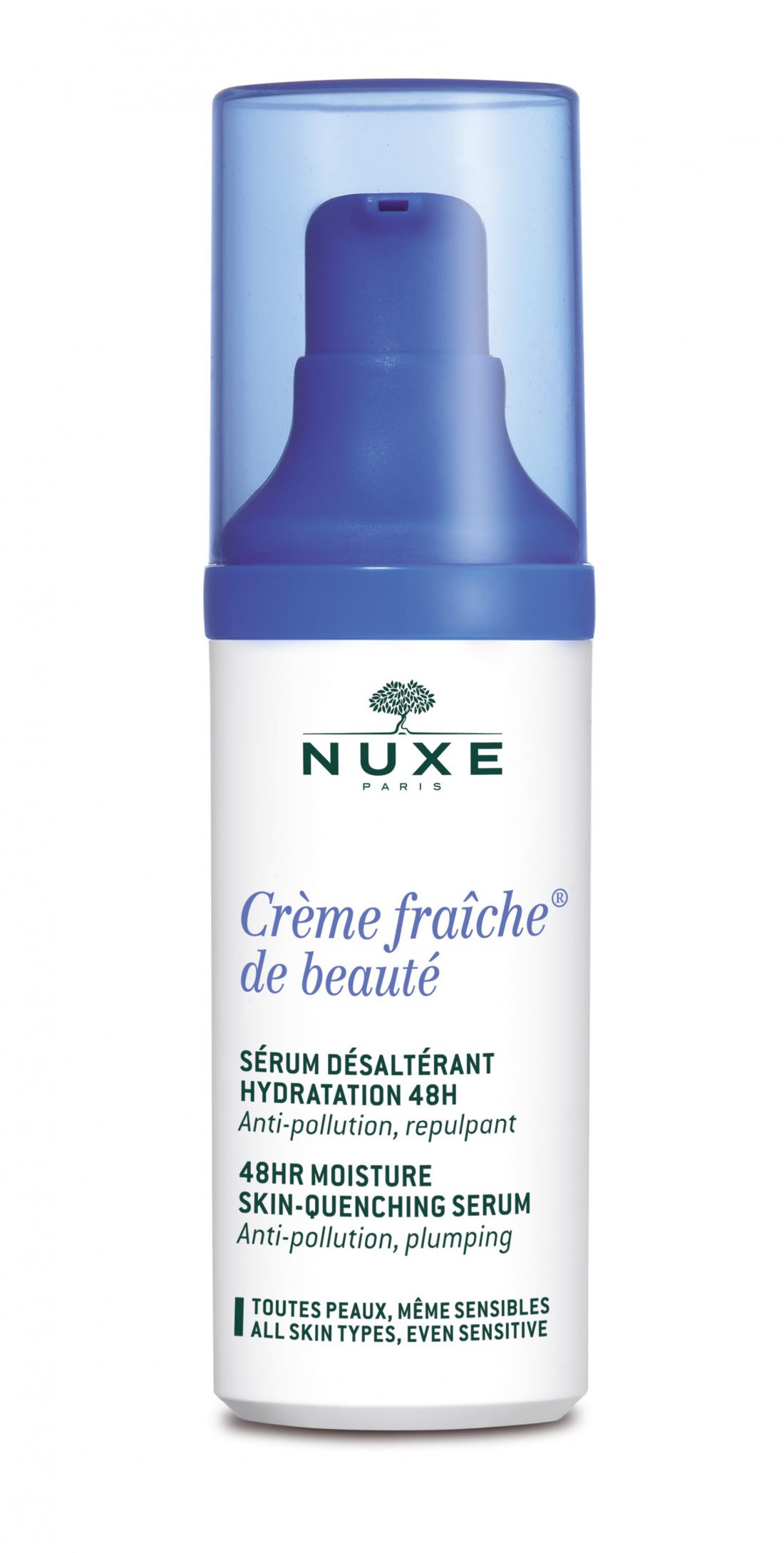 Nuxe, serum Creme Fraîche de Beauté Sérum Désaltérant Hydratation 48H intenzivno vlaži tudi najbolj žejne kože