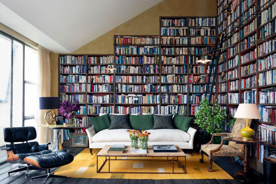 Prostor je lahko povsem drugačen, če ga zapolnijo knjige.