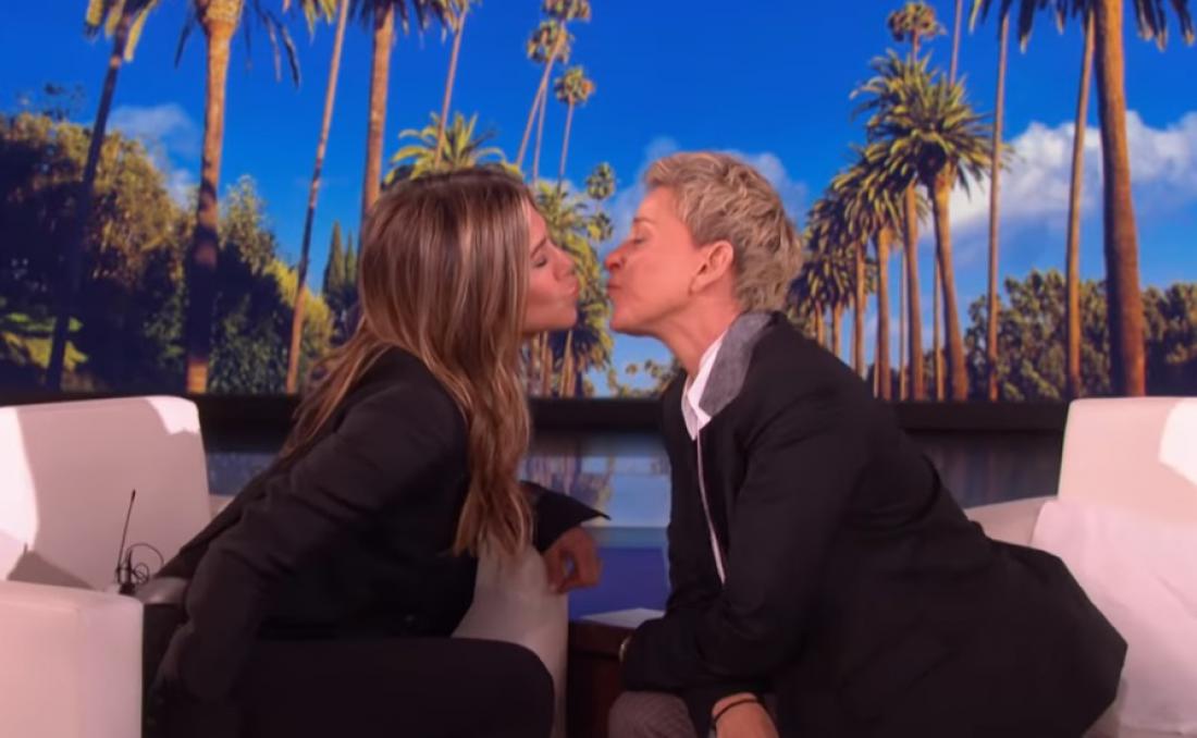 Kaj je med poljubom z Ellen DeGeneres spoznala Jennifer Aniston