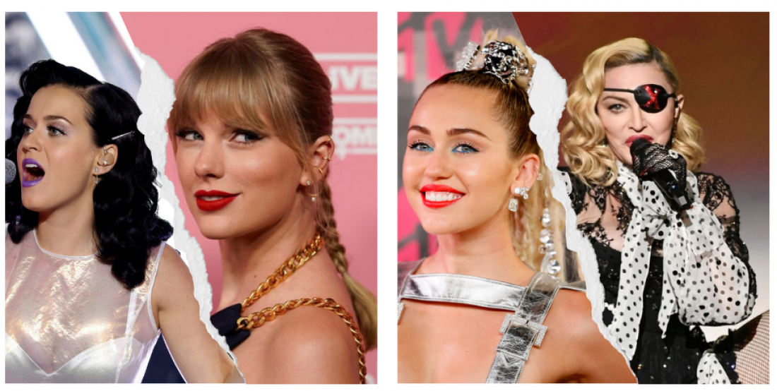 Skladbe, ki se jih Taylor Swift, Madonna, Katy Perry in mnogi drugi glasbeniki sramujejo