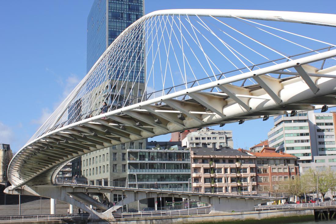 Bilbao zaznamujejo številni mostovi.