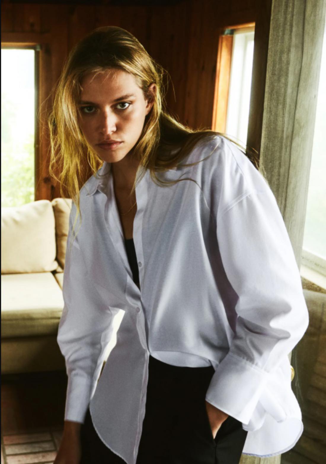 Bela srajca, Zara, 19,95€ 