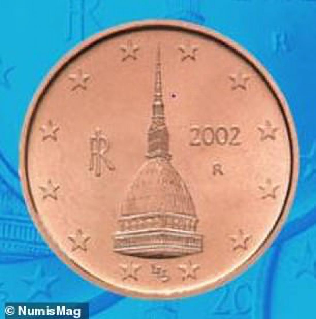 Če ta znak najdete na kovancu za 1 cent, je zbirateljski in ima lahko visoko vrednost, sicer pa se pojavlja na kovancu za 2 centa in je tudi vreden le 2 centa.